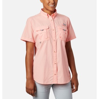 Columbia Overhemd Dames, PFG Bahama Short Sleeve Roze, 23DCHXFON